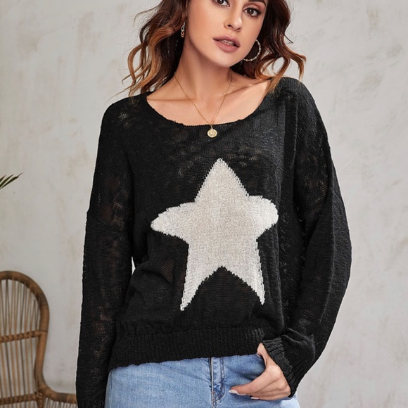 Star print sweater - Picture 5 of 5